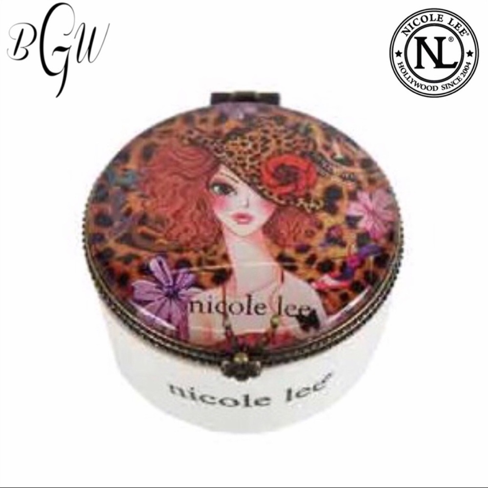 NWT Adorable Nicole Lee Sunny Jewelry/Trinket Box